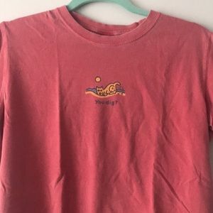 Life Is Good Faded Red Short Sleeve Tee